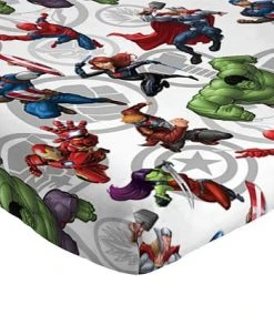 Disney Marvel Avengers 3-Pc. Twin Sheet Set -Hotel Collection Shop 11620210 fpx