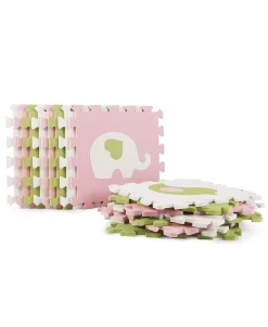 Tadpoles 16 Piece Foam Play Mat Set, Teddy And Friends -Hotel Collection Shop 12325421 fpx