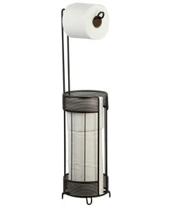 Home Basics Metropolitan Collection Steel Toilet Paper Holder