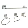 Arista Bath Products Leonard 4-Pc. Set Chrome Finish