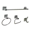Arista Bath Products Leonard 4-Pc. Set Satin Nickel Finish