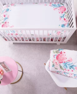 Trend Lab Painterly Floral Photo Op Crib Sheet -Hotel Collection Shop 14562448 fpx