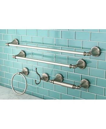 Kingston Brass Naples 18-Inch And 24-Inch Towel Bar Bathroom Accessory Set 3 Kingston Brass Naples 18-Inch And 24-Inch Towel Bar Bathroom Accessory Set - Image 3