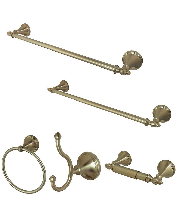 Kingston Brass Naples 18-Inch And 24-Inch Towel Bar Bathroom Accessory Set 1 Kingston Brass Naples 18-Inch And 24-Inch Towel Bar Bathroom Accessory Set
