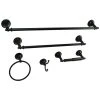 Kingston Brass Naples 18-Inch And 24-Inch Towel Bar Bathroom Accessory Set
