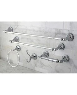 Kingston Brass Naples 18-Inch And 24-Inch Towel Bar Bathroom Accessory Set In Polished Chrome 9 Kingston Brass Naples 18-Inch And 24-Inch Towel Bar Bathroom Accessory Set In Polished Chrome -Hotel Collection Shop 14770440 fpx