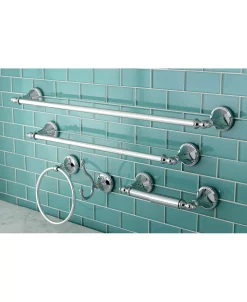 Kingston Brass Naples 18-Inch And 24-Inch Towel Bar Bathroom Accessory Set In Polished Chrome 10 Kingston Brass Naples 18-Inch And 24-Inch Towel Bar Bathroom Accessory Set In Polished Chrome -Hotel Collection Shop 14770443 fpx