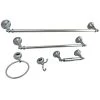 Kingston Brass Naples 18-Inch And 24-Inch Towel Bar Bathroom Accessory Set In Polished Chrome