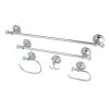 Kingston Brass Celebrity 18-Inch And 24-Inch Towel Bar Bathroom Accessory Set In Polished Chrome