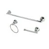 Kingston Brass Concord Modern 3-Pc. Bathroom Accessories Set In Polished Chrome