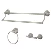 Kingston Brass Restoration 3-Pc. Bathroom Accessory Set In Brushed Nickel