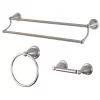 Kingston Brass Heritage 3-Pc. Dual Towel Bar Accessory Set In Brushed Nickel