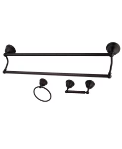 Kingston Brass Restoration 3-Pc. Bathroom Accessory Set In Oil Rubbed Bronze