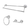 Kingston Brass Restoration 3-Pc. Bathroom Accessory Set In Polished Chrome