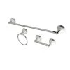 Kingston Brass Victorian 3-Pc.Towel Bar Bathroom Hardware Set In Polished Chrome