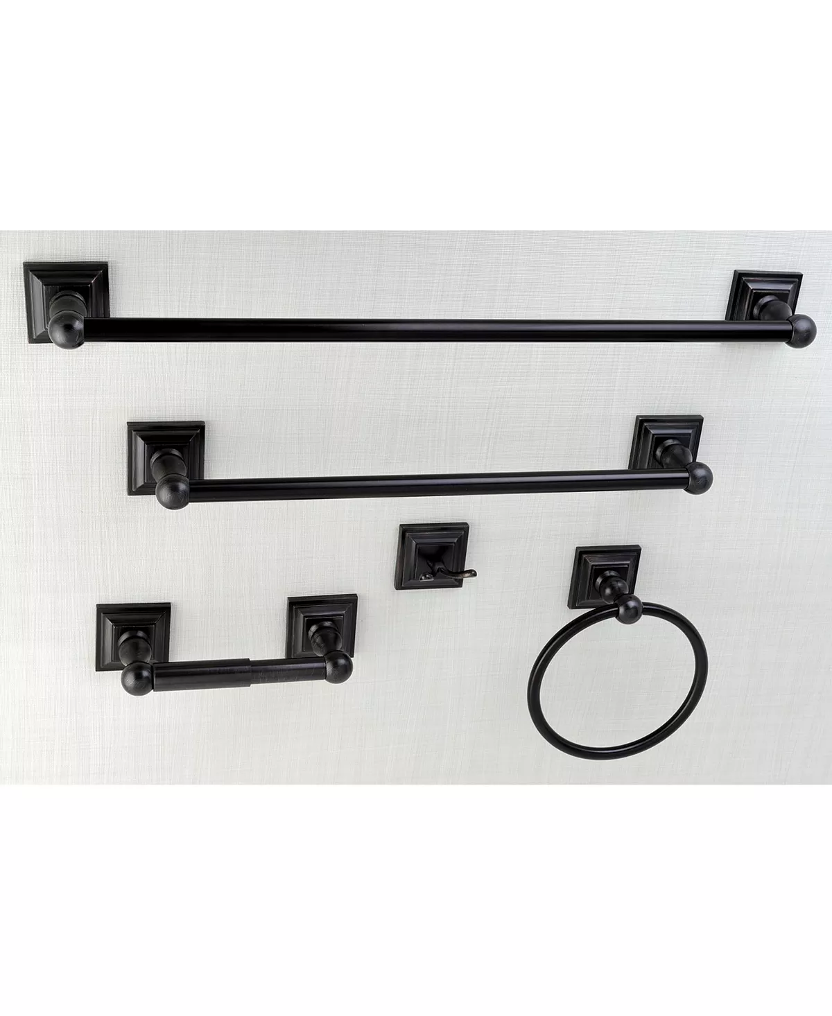 Kingston Brass Serano 5-Pc. Bathroom Accessory Set 4 Kingston Brass Serano 5-Pc. Bathroom Accessory Set - Image 4