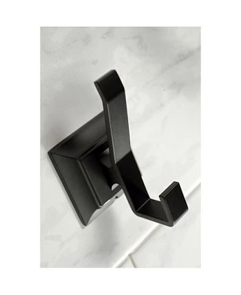 Kingston Brass Monarch 18-Inch And 24-Inch Towel Bar Bathroom Accessory Set In Black 2 Kingston Brass Monarch 18-Inch And 24-Inch Towel Bar Bathroom Accessory Set In Black - Image 2