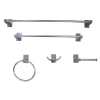 Kingston Brass Continental 5-Pc. Bathroom Accessory Set In Polished Chrome