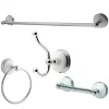 Kingston Brass Victorian 4-Pc. Bathroom Accessory Set In Polished Chrome