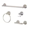 Kingston Brass Governor 4-Pc. Bathroom Accessories Set In Brushed Nickel