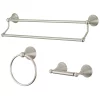 Kingston Brass Governor 3-Pc. Bathroom Accessories Set In Brushed Nickel
