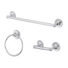 Kingston Brass Victorian 3-Pc. Bathroom Accessory Combo In Polished Chrome