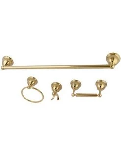 Kingston Brass Restoration 4-Pc. Towel Bar Bathroom Hardware Set -Hotel Collection Shop 14770749 fpx