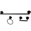 Kingston Brass Restoration 3-Pc. Towel Bar Bathroom Hardware Set