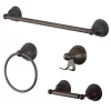 Kingston Brass Restoration 4-Pc. Bathroom Accessory Set In Oil Rubbed Bronze
