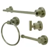 Kingston Brass Concord Modern 4-Pc. Bathroom Accessories Set In Brushed Nickel