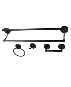 Kingston Brass Laurel 4-Pc. Bathroom Accessories Set In Oil Rubbed Bronze