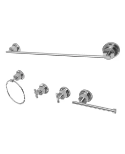 Kingston Brass Concord 5-Pc. Bathroom Accessory Set In Polished Chrome