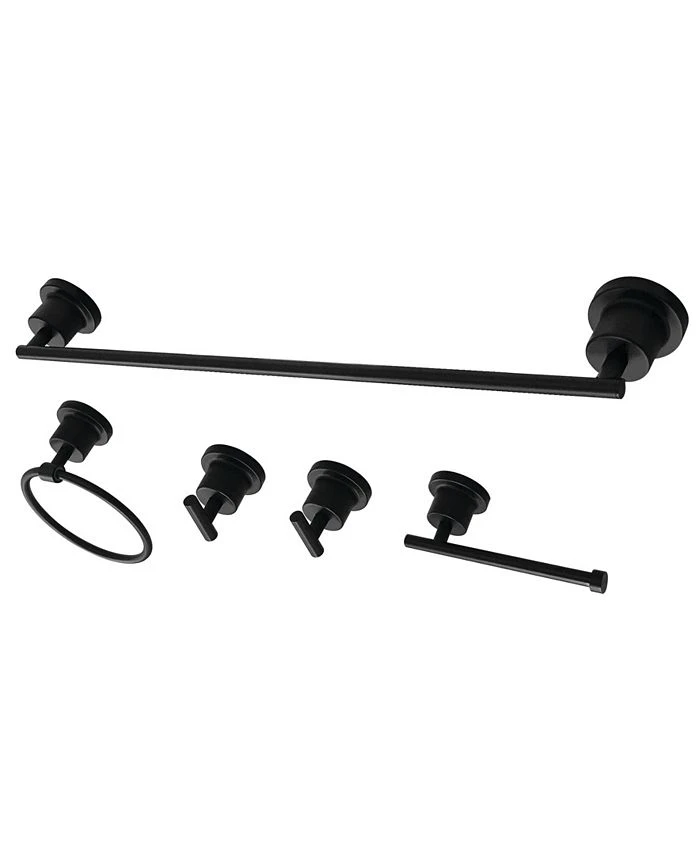 Kingston Brass Modern Concord 5-Pc. Bathroom Accessory Set 1 Kingston Brass Modern Concord 5-Pc. Bathroom Accessory Set