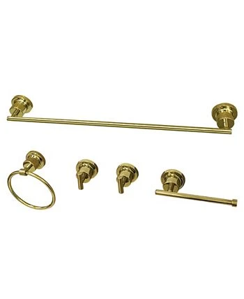 Kingston Brass Modern Concord 5-Pc. Bathroom Accessory Set 2 Kingston Brass Modern Concord 5-Pc. Bathroom Accessory Set - Image 2