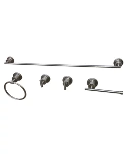 Kingston Brass Modern Concord 5-Pc. Bathroom Accessory Set In Brushed Nickel