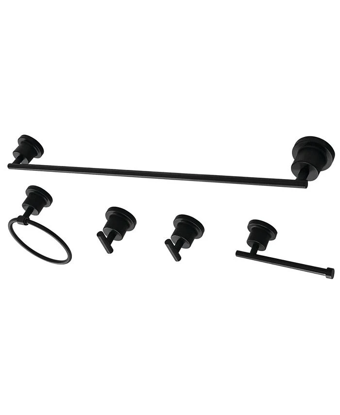 Kingston Brass 5-Pc. Bathroom Accessory Set 1 Kingston Brass 5-Pc. Bathroom Accessory Set