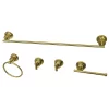 Kingston Brass 5-Pc. Bathroom Accessory Set In Polished Brass