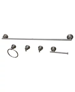 Kingston Brass 5-Pc. Bathroom Accessory Set In Brushed Nickel