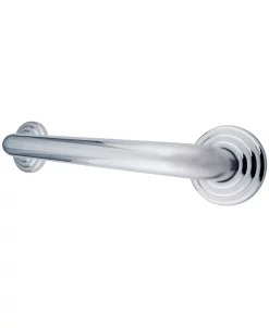 Kingston Brass Restoration 24-Inch X 1-1/4-Inch OD Grab Bar In Polished Chrome