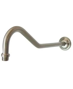 Kingston Brass Restoration 17-Inch Shower Arm In Brushed Nickel
