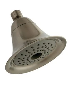 Kingston Brass 2 Function 6-Inch 1.75GPM ABS Shower Head With ABS Bal-Jnt