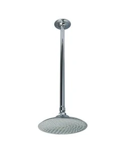 Kingston Brass Victorian Shower Head With 17-Inch Ceiling Mounted Shower Arm In Polished Chrome