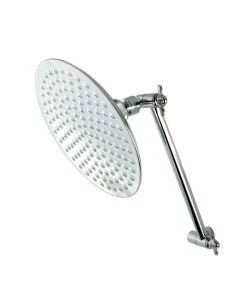 Kingston Brass Victorian Shower Head With Adjustable Shower Arm In Polished Chrome
