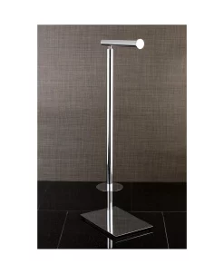 Kingston Brass Claremont Dual Freestanding Toilet Paper Stand In Polished Chrome -Hotel Collection Shop 14771461 fpx