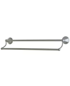 Kingston Brass Metropolitan 24-Inch Dual Towel Bar In Brushed Nickel
