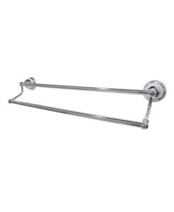 Kingston Brass Restoration 24-Inch Dual Towel Bar In Polished Chrome