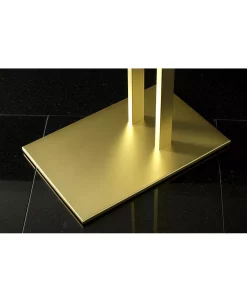 Kingston Brass Double L Shape Pedestal Towel Holder In Satin Brass -Hotel Collection Shop 14771522 fpx