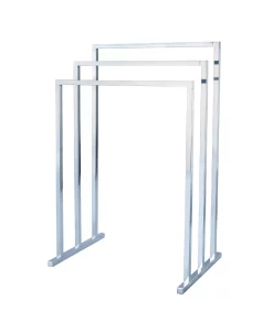 Kingston Brass Modern Pedestal 3-Tier Steel Construction Towel Rack 6 Kingston Brass Modern Pedestal 3-Tier Steel Construction Towel Rack -Hotel Collection Shop 14771556 fpx