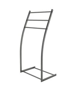 Kingston Brass Modern Pedestal Steel Construction Towel Rack
