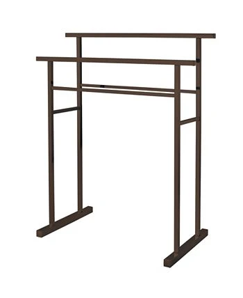 Kingston Brass Pedestal Steel Construction Towel Rack 2 Kingston Brass Pedestal Steel Construction Towel Rack - Image 2